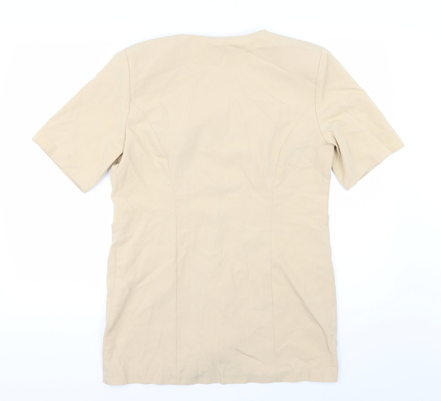 Dorothy Perkins Womens Beige   Overcoat Coat Size 12