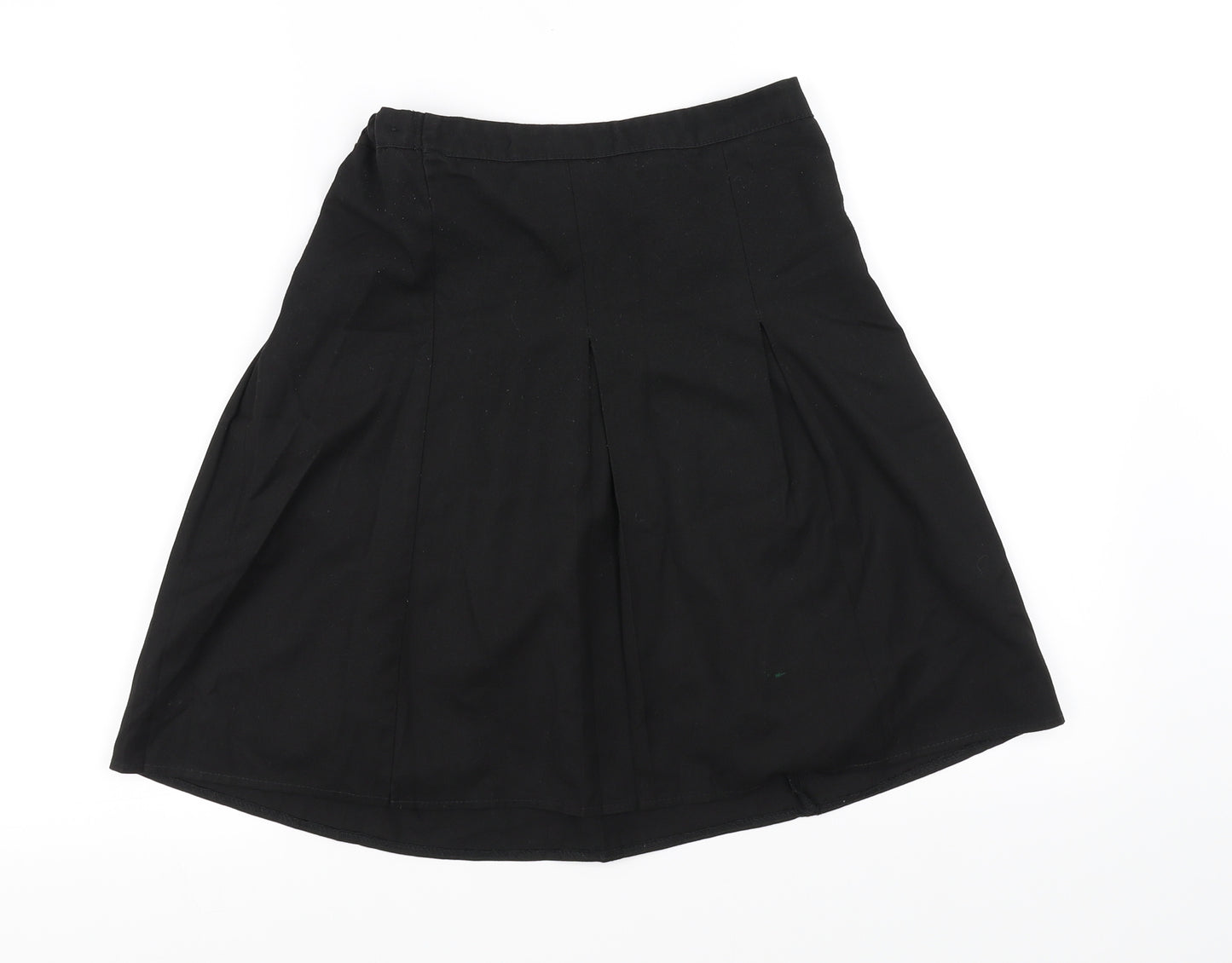 Preworn Girls Black   A-Line Skirt Size 11-12 Years