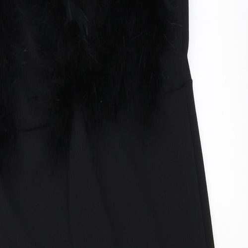 PRETTYLITTLETHING Womens Black   Pencil Dress  Size 10