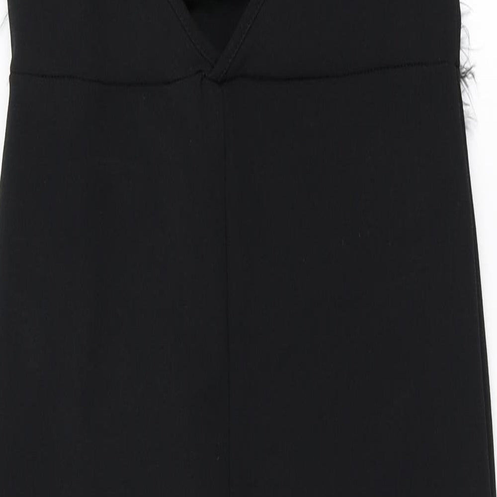PRETTYLITTLETHING Womens Black   Pencil Dress  Size 10