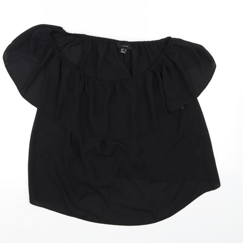 Atmosphere Womens Black   Basic T-Shirt Size 12