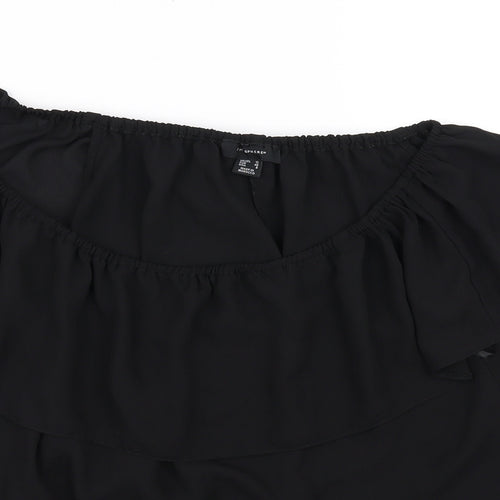 Atmosphere Womens Black   Basic T-Shirt Size 12