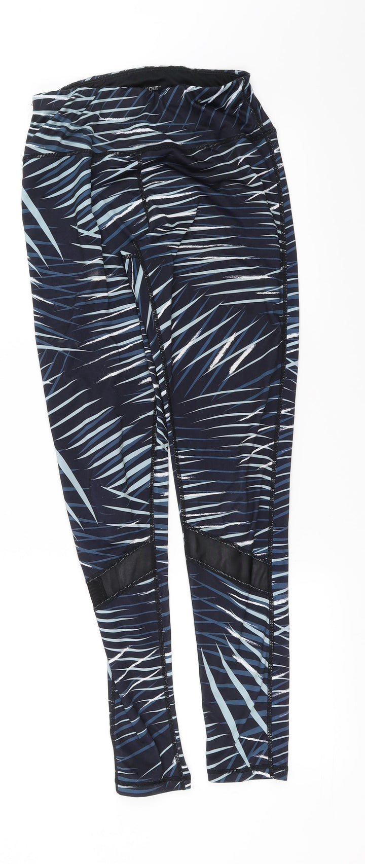 workout Womens Blue Jogger Leggings Size 8 L26 in