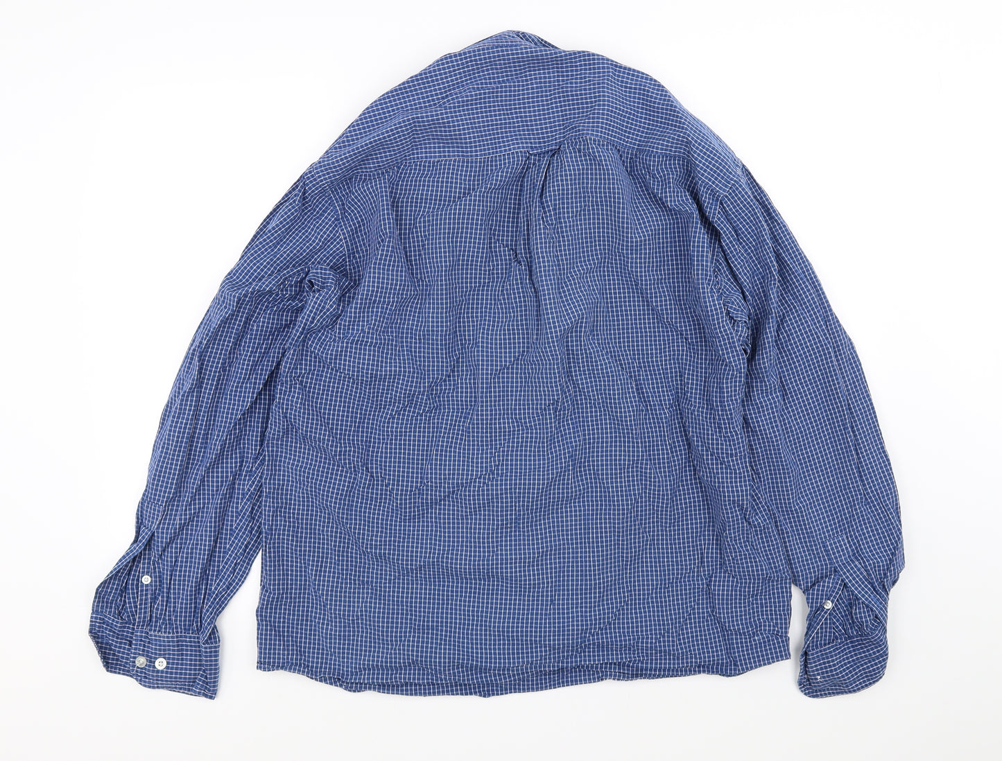 Hawkshead Mens Blue    Dress Shirt Size XL
