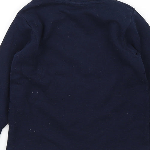 Preworn Boys Blue   Pullover Jumper Size 4 Years