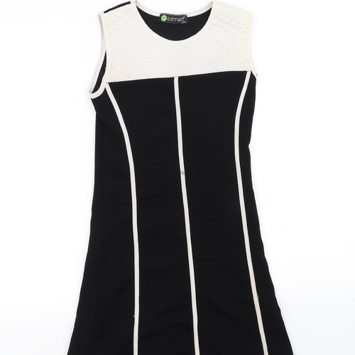 Lotmart Girls Black   Pencil Dress  Size M
