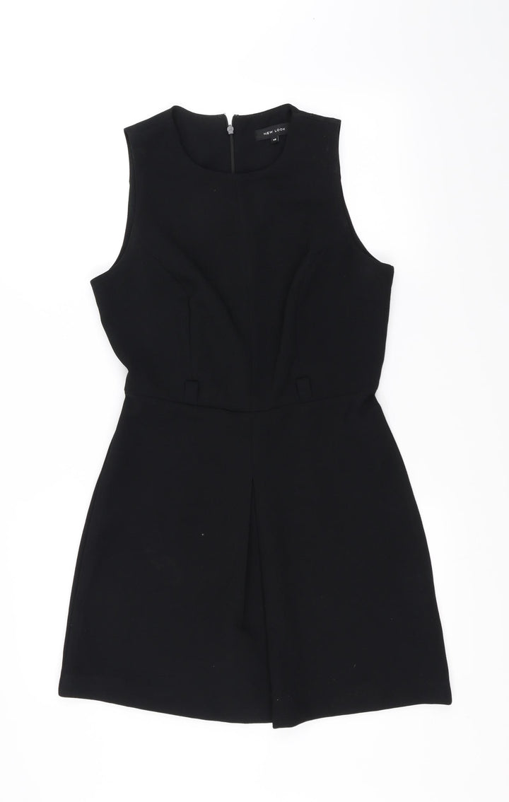 New Look Womens Black A-Line Size 10