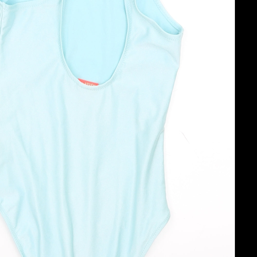 rires riort Girls Blue   Basic T-Shirt Size 11-12 Years