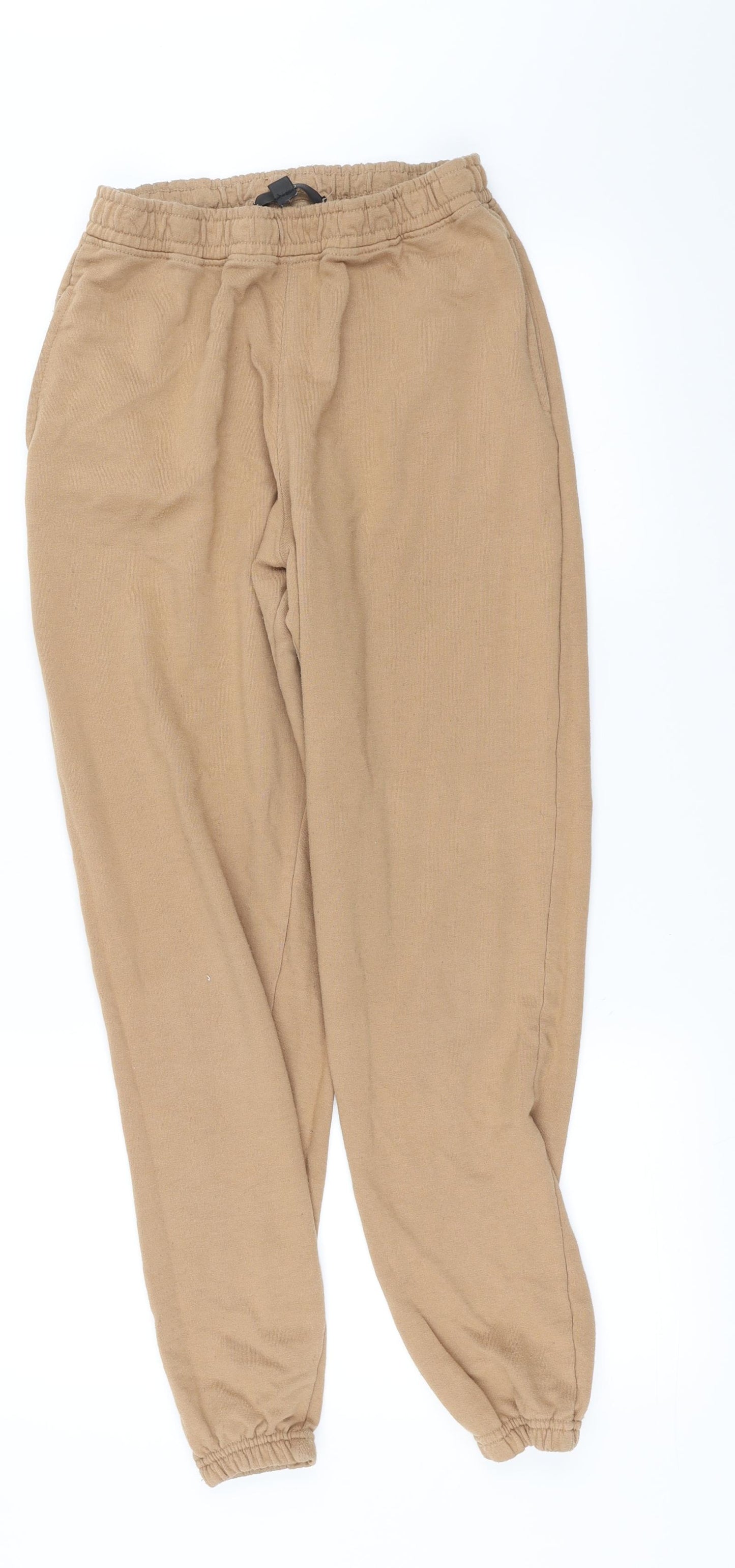 Missguided Womens Brown   Sweatpants Trousers Size 10 L24 in