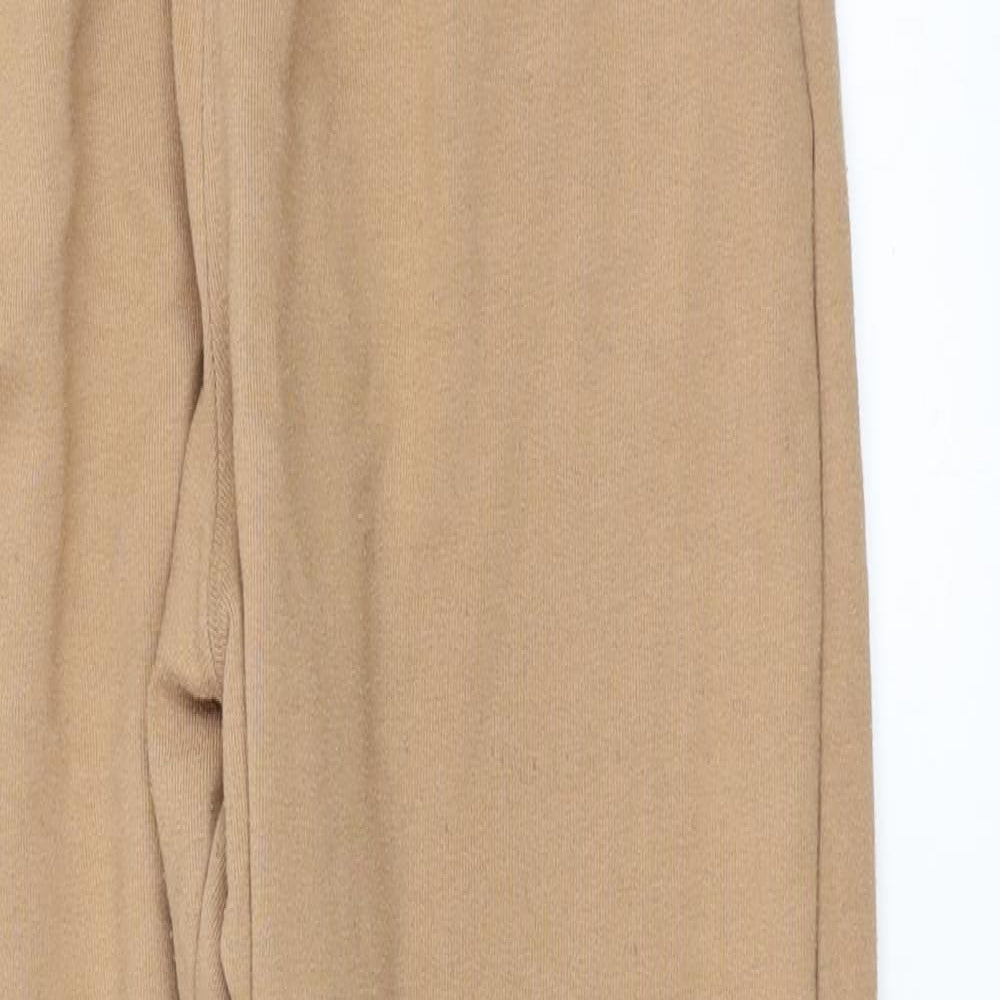 Missguided Womens Brown   Sweatpants Trousers Size 10 L24 in