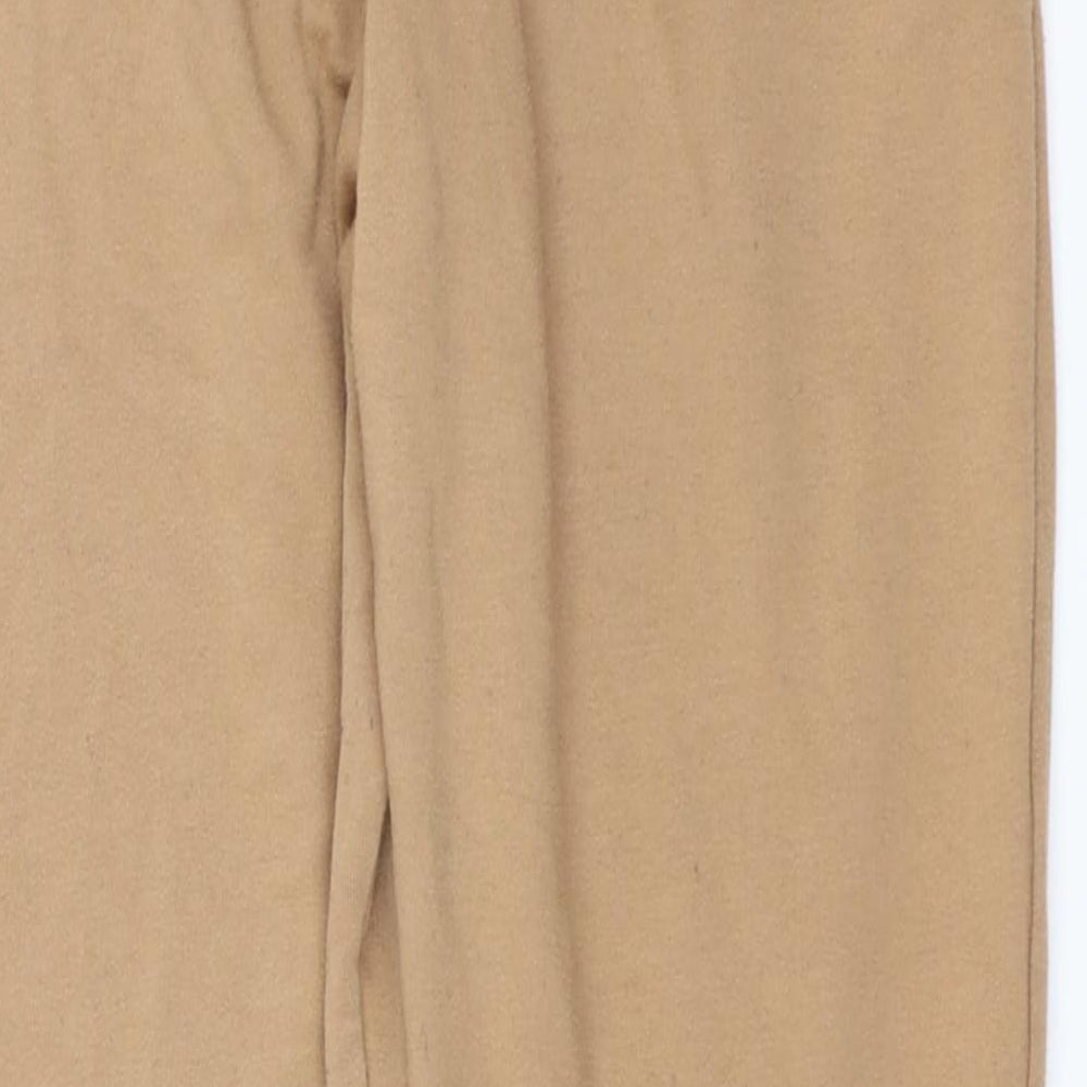 Missguided Womens Brown   Sweatpants Trousers Size 10 L24 in