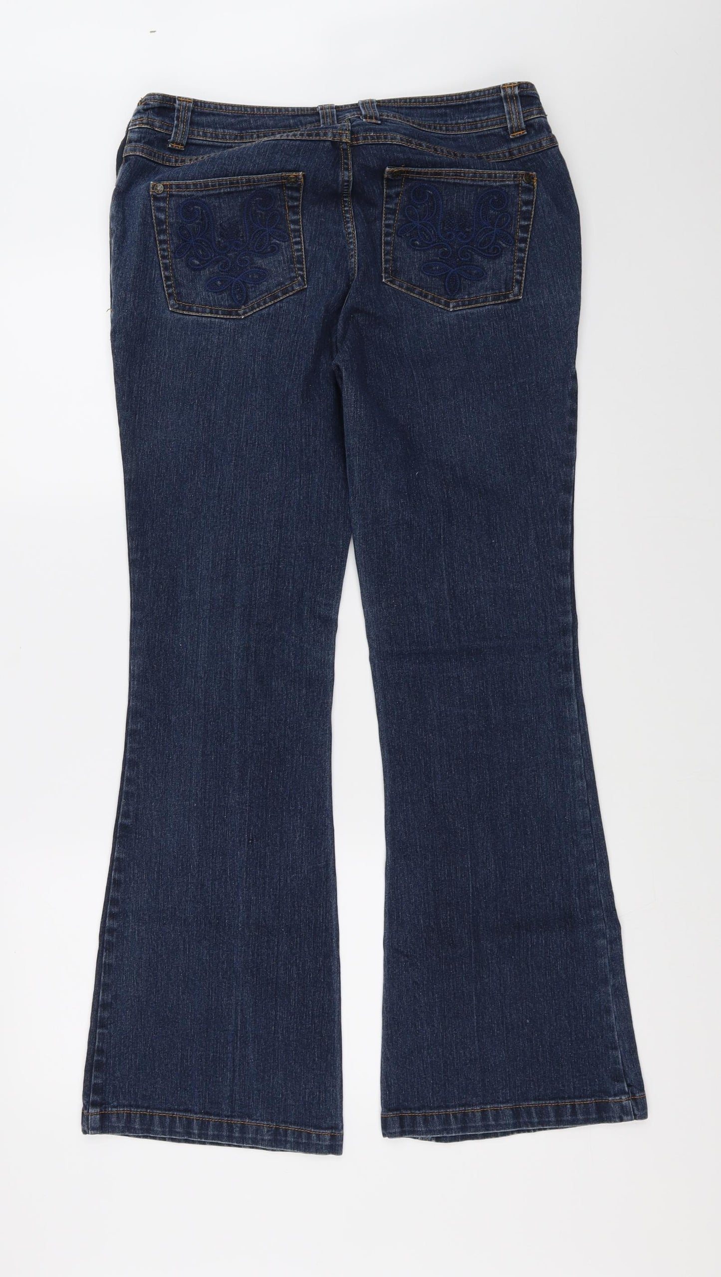 Redhering Mens Blue   Bootcut Jeans Size 10XL L30 in