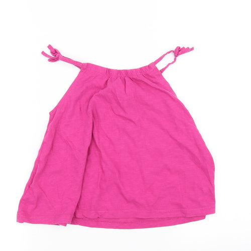 Marks and Spencer Girls Pink   Basic T-Shirt Size 5-6 Years