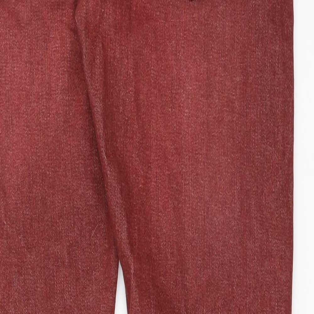 Superdry Mens Red   Straight Jeans Size 30 L30 in