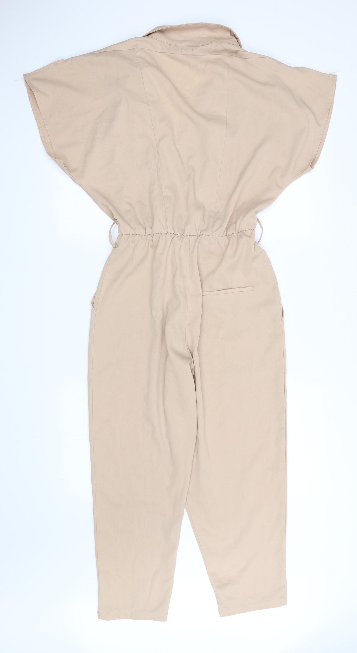 Vera & Lucy Womens Beige   Jumpsuit One-Piece Size S