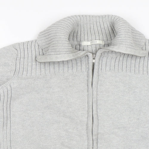 Marks and Spencer Womens Grey   Cardigan Jumper Size 16
