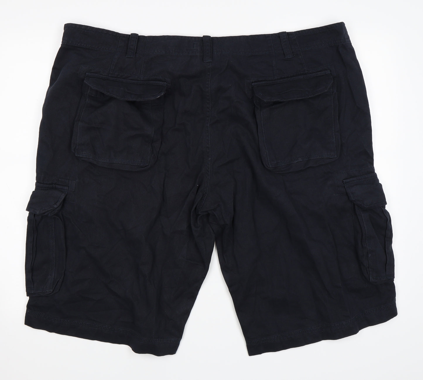 Williams & Brown Mens Blue   Cargo Shorts Size 48 in