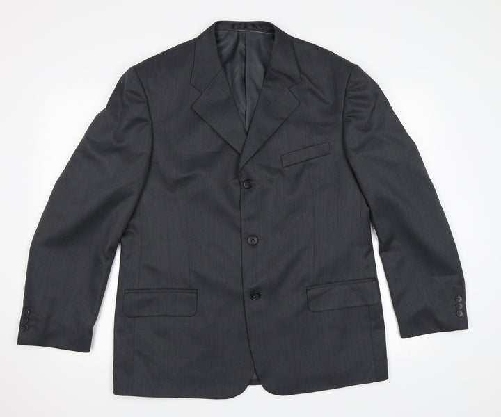 Zantos Mens Grey Jacket Blazer Size 42