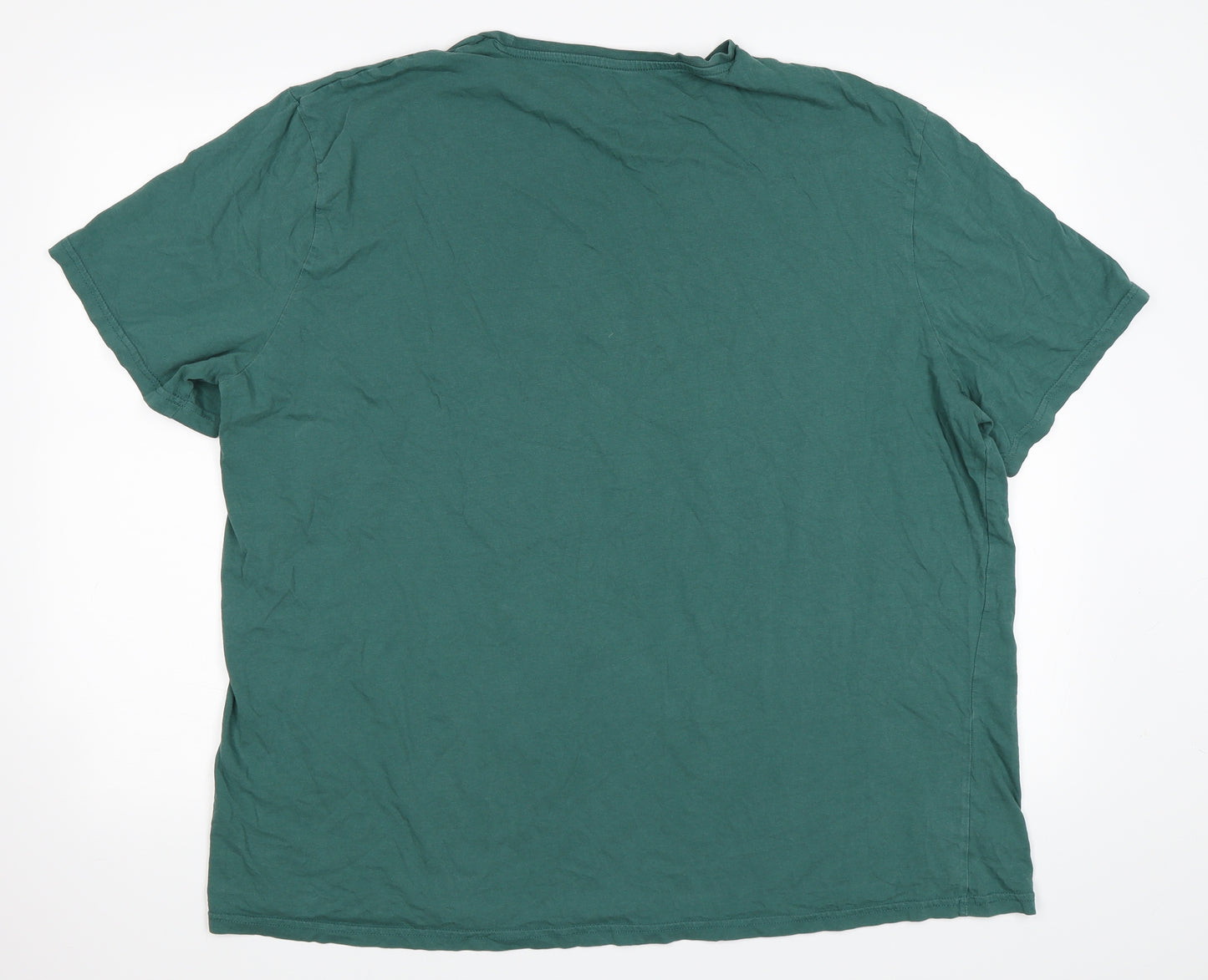 George Mens Green    T-Shirt Size 4XL