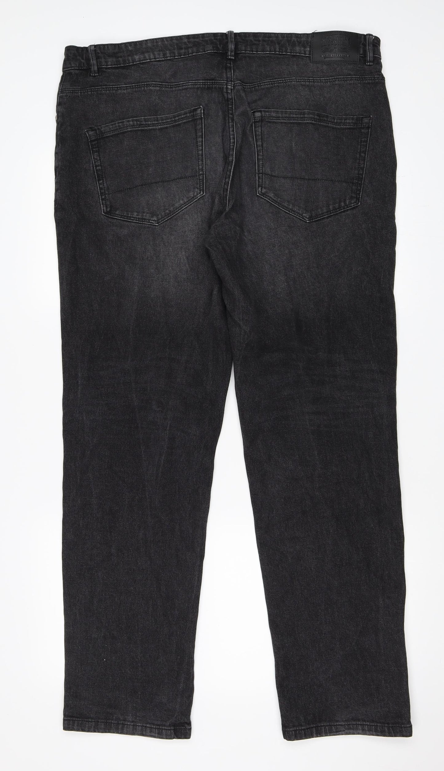 George Mens Black   Straight Jeans Size 40 L32 in