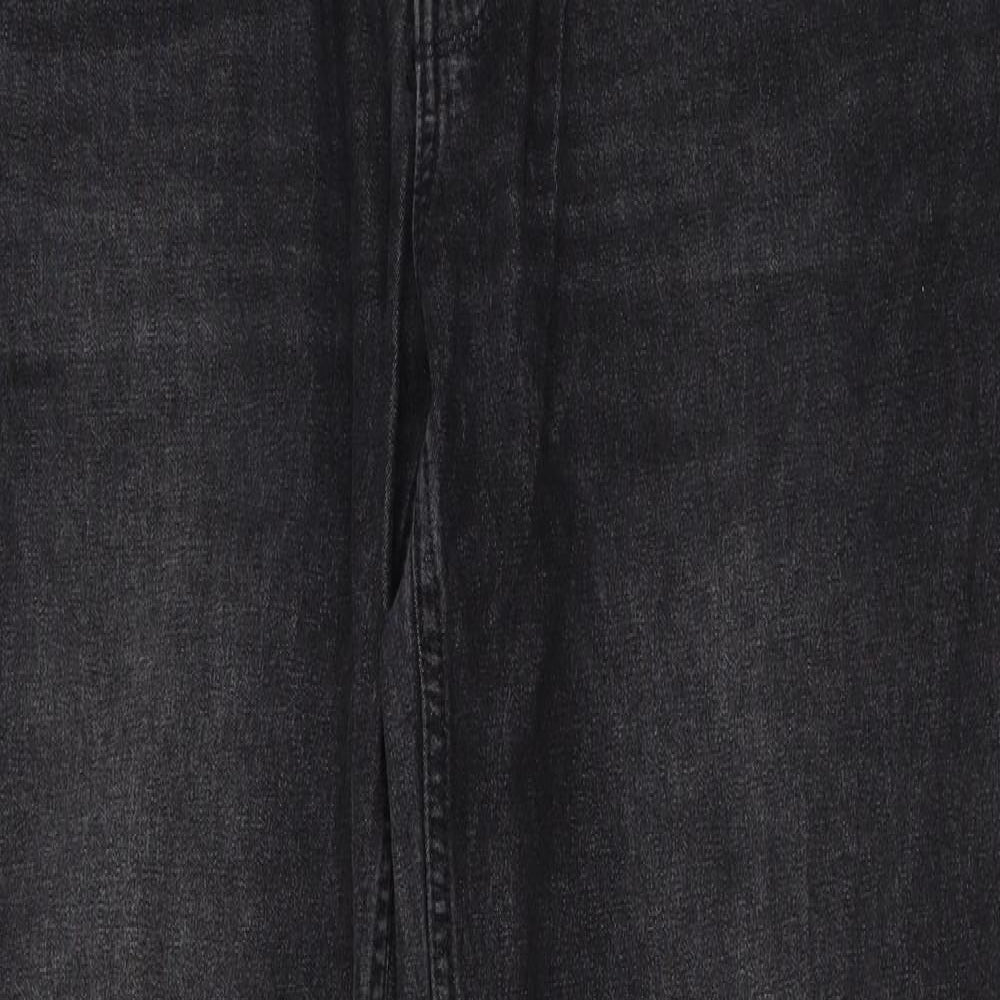 George Mens Black   Straight Jeans Size 40 L32 in