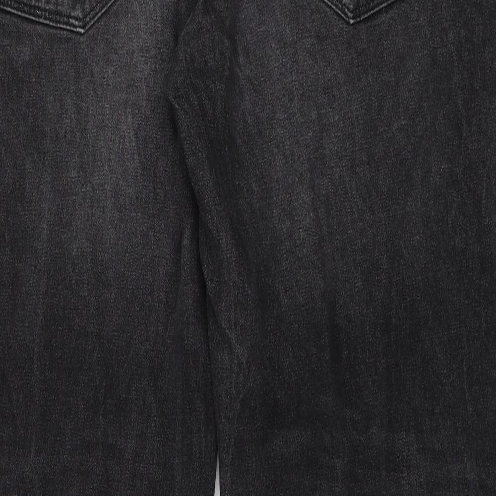 George Mens Black   Straight Jeans Size 40 L32 in