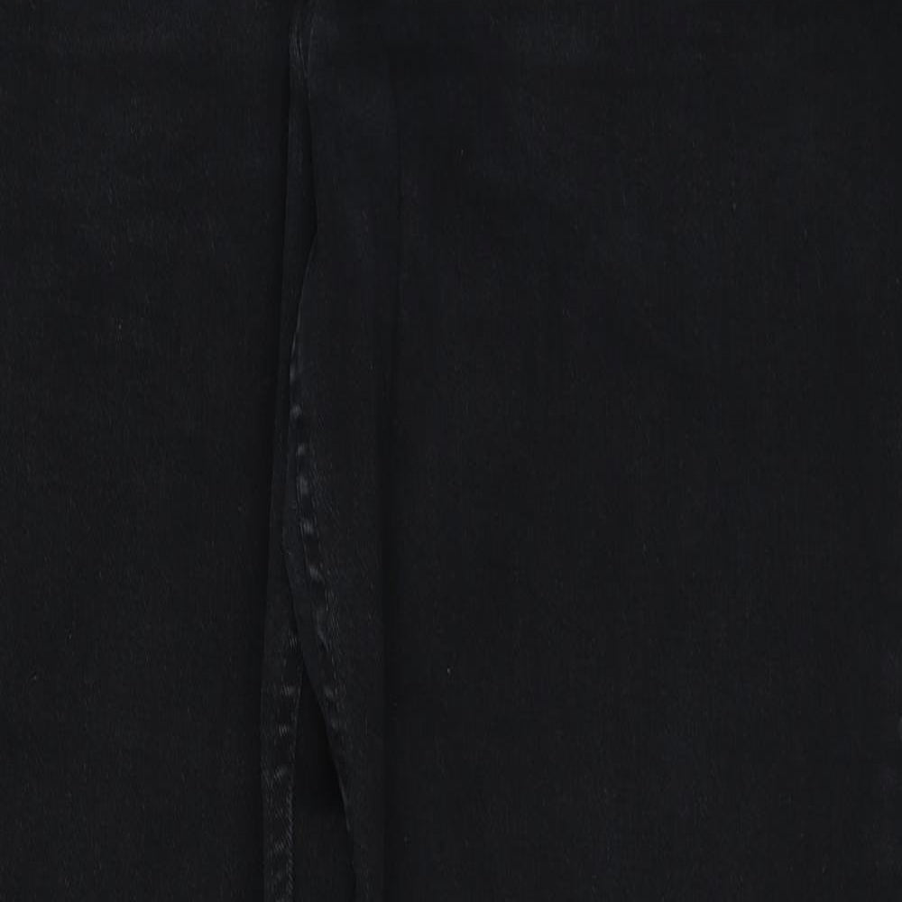 George Mens Black   Straight Jeans Size 38 L32 in