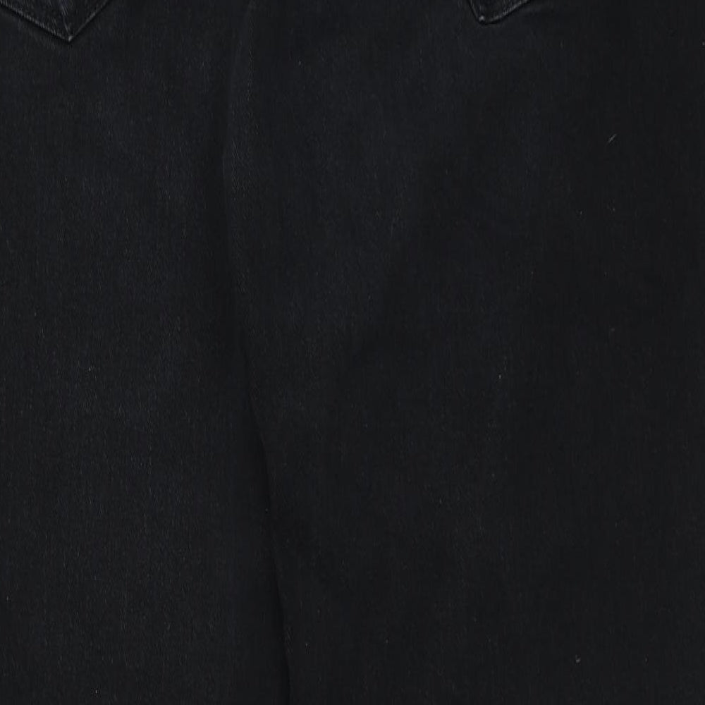 George Mens Black   Straight Jeans Size 38 L32 in