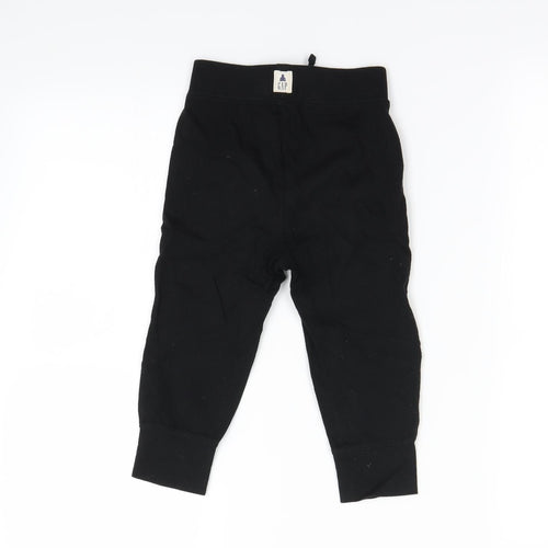 Gap Boys Black   Jogger Trousers Size 2 Years