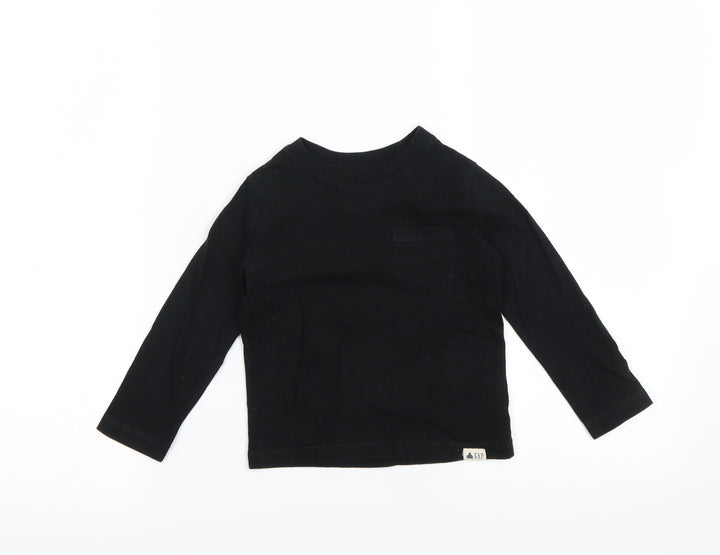 Gap Girls Black Basic T-Shirt Size 2 Years