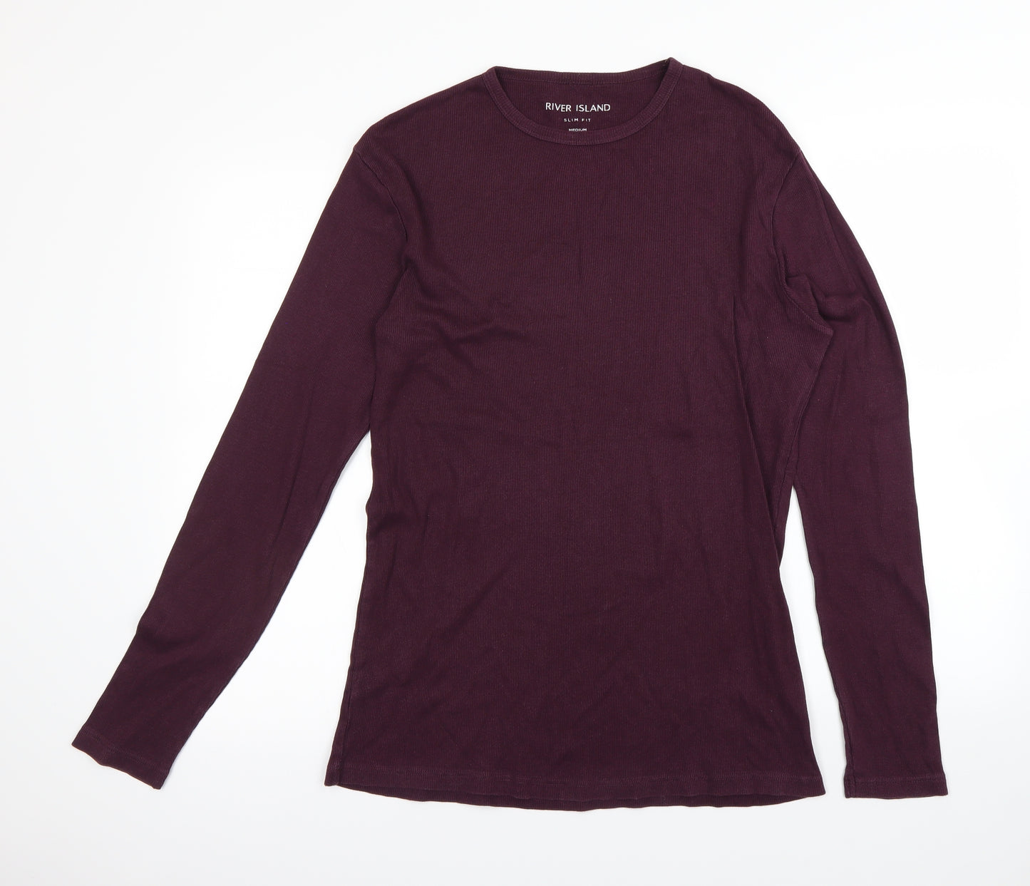 River Island Mens Purple    T-Shirt Size M