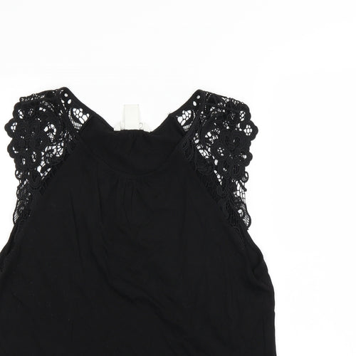 H&M Womens Black   Basic Tank Size S