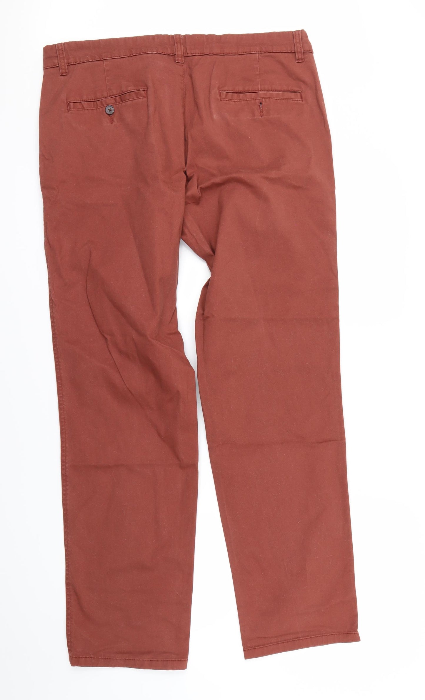 George Mens Orange   Straight Jeans Size S L30 in