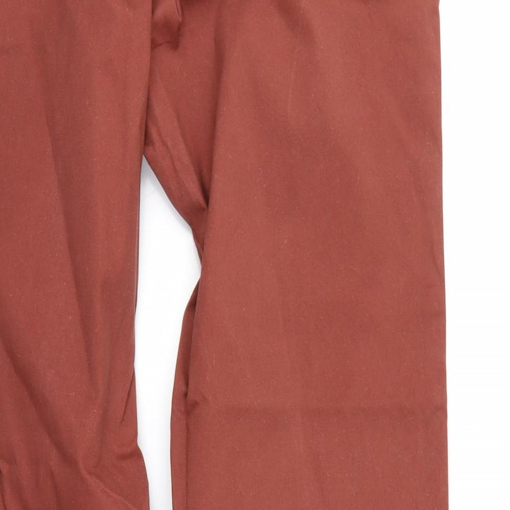 George Mens Orange   Straight Jeans Size S L30 in