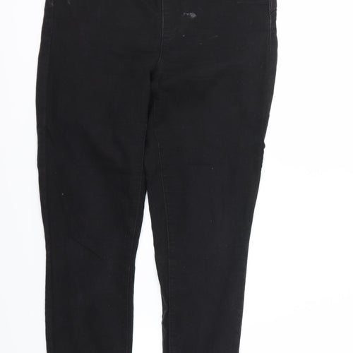Denim & Co. Womens Black   Skinny Jeans Size 12 L27.5 in