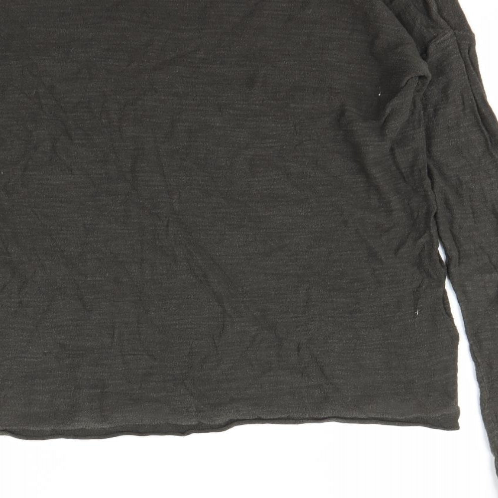 H&M Womens Green   Pullover Sweatshirt Size XS