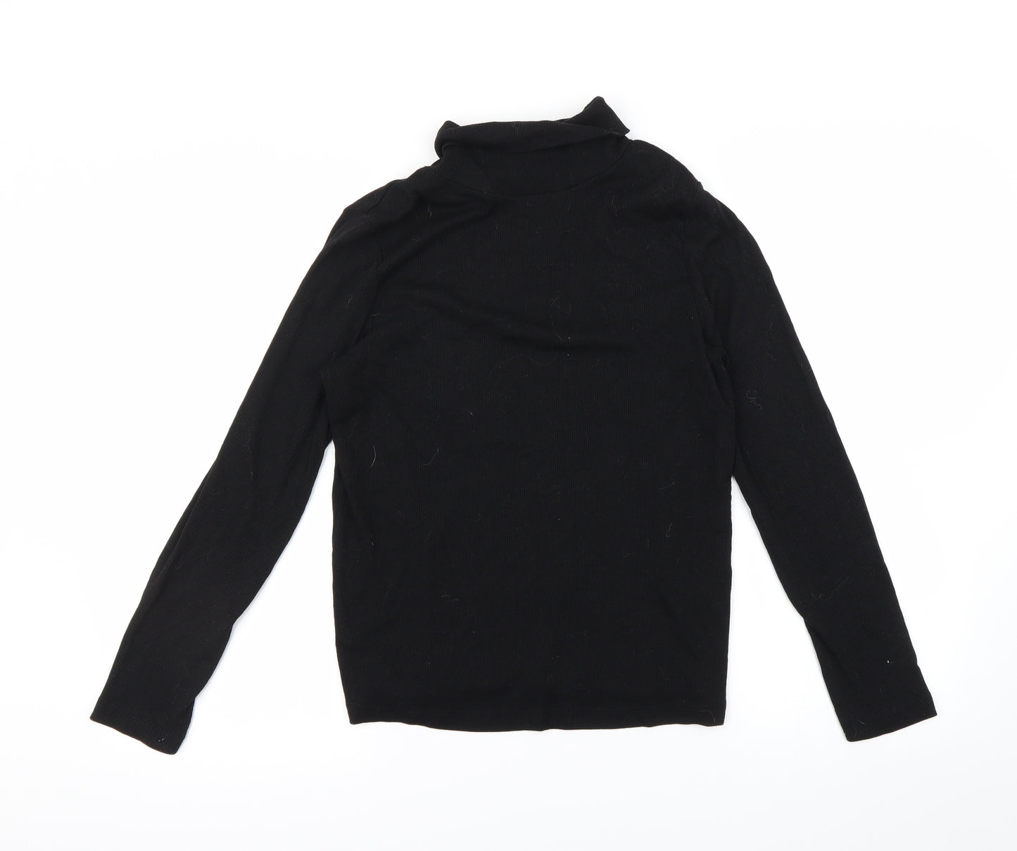 M&Co Womens Black   Pullover Sweatshirt Size 14