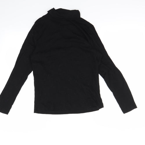M&Co Womens Black   Pullover Sweatshirt Size 14