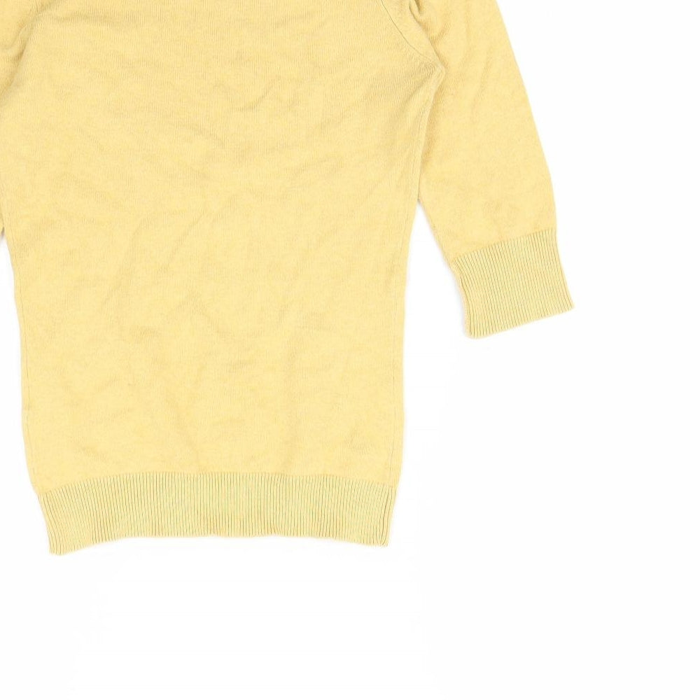 Miss Selfridge Womens Yellow   Pullover Jumper Size 8