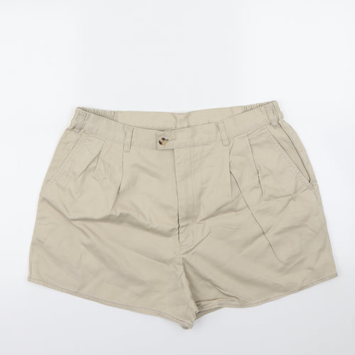 Damart Womens Beige   Cut-Off Shorts Size 18