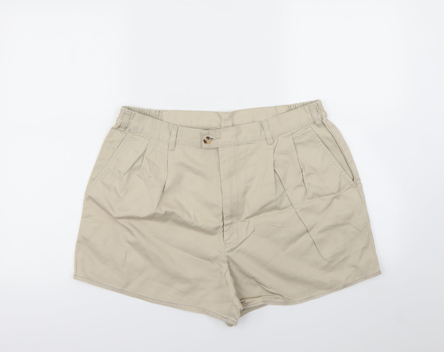 Damart Womens Beige   Cut-Off Shorts Size 18