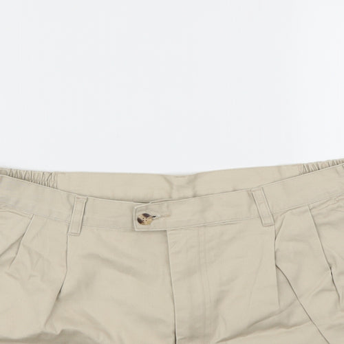 Damart Womens Beige   Cut-Off Shorts Size 18