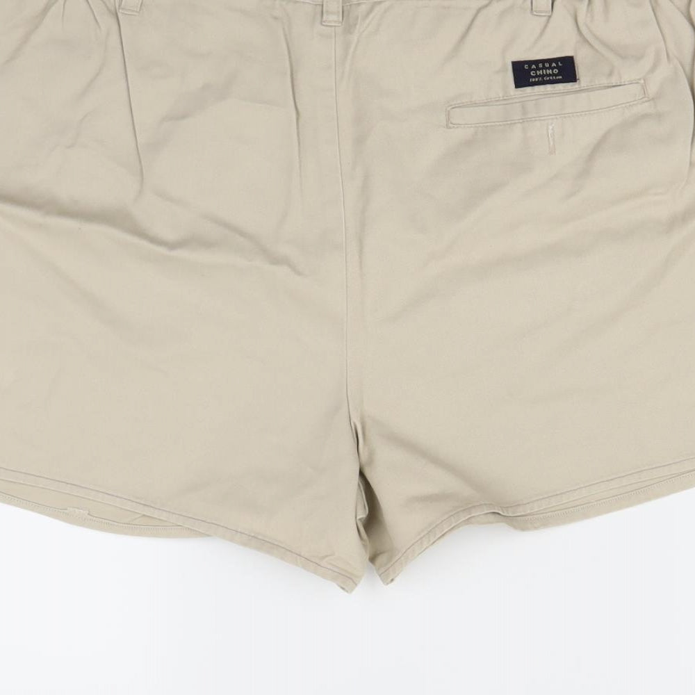 Damart Womens Beige   Cut-Off Shorts Size 18