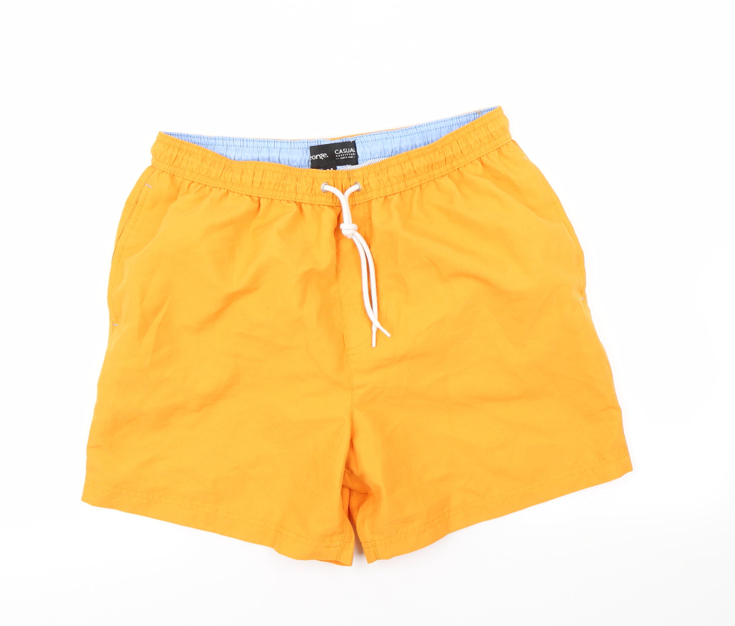 George Mens Yellow   Sweat Shorts Size M