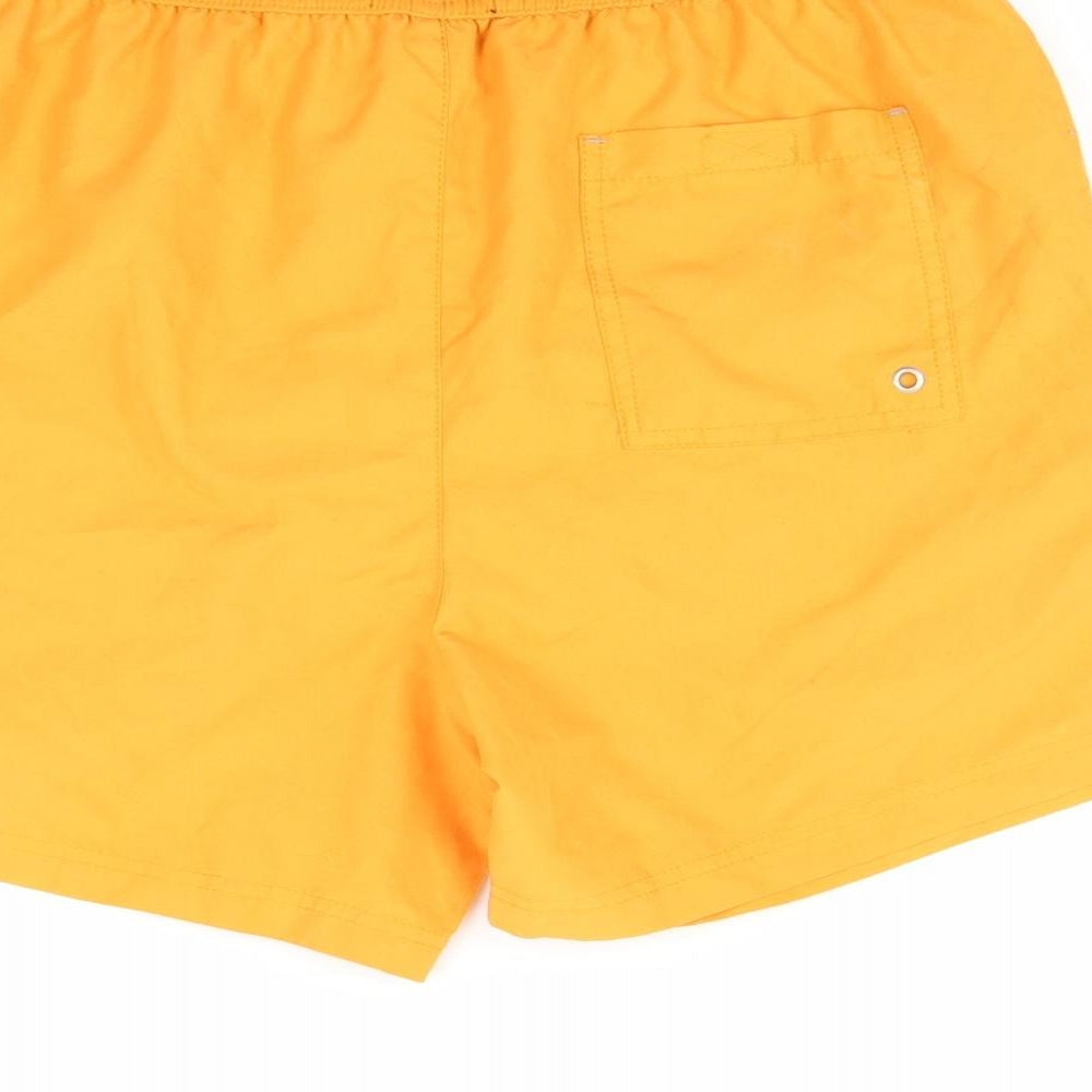 George Mens Yellow   Sweat Shorts Size M