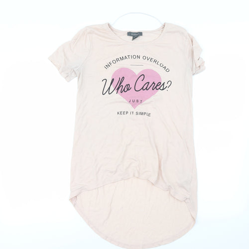 Primark Womens Pink   Basic T-Shirt Size 6
