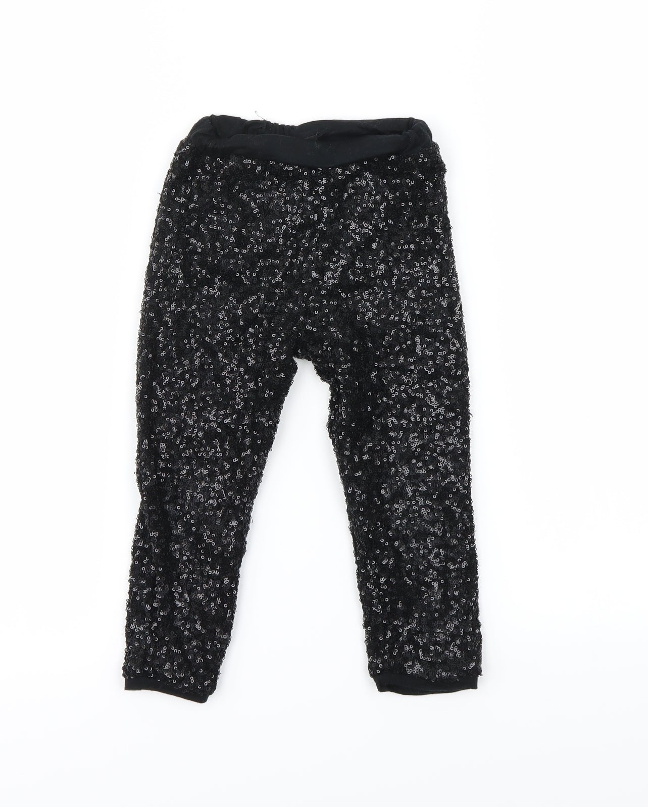 NEXT Girls Black   Jegging Trousers Size 7-8 Years