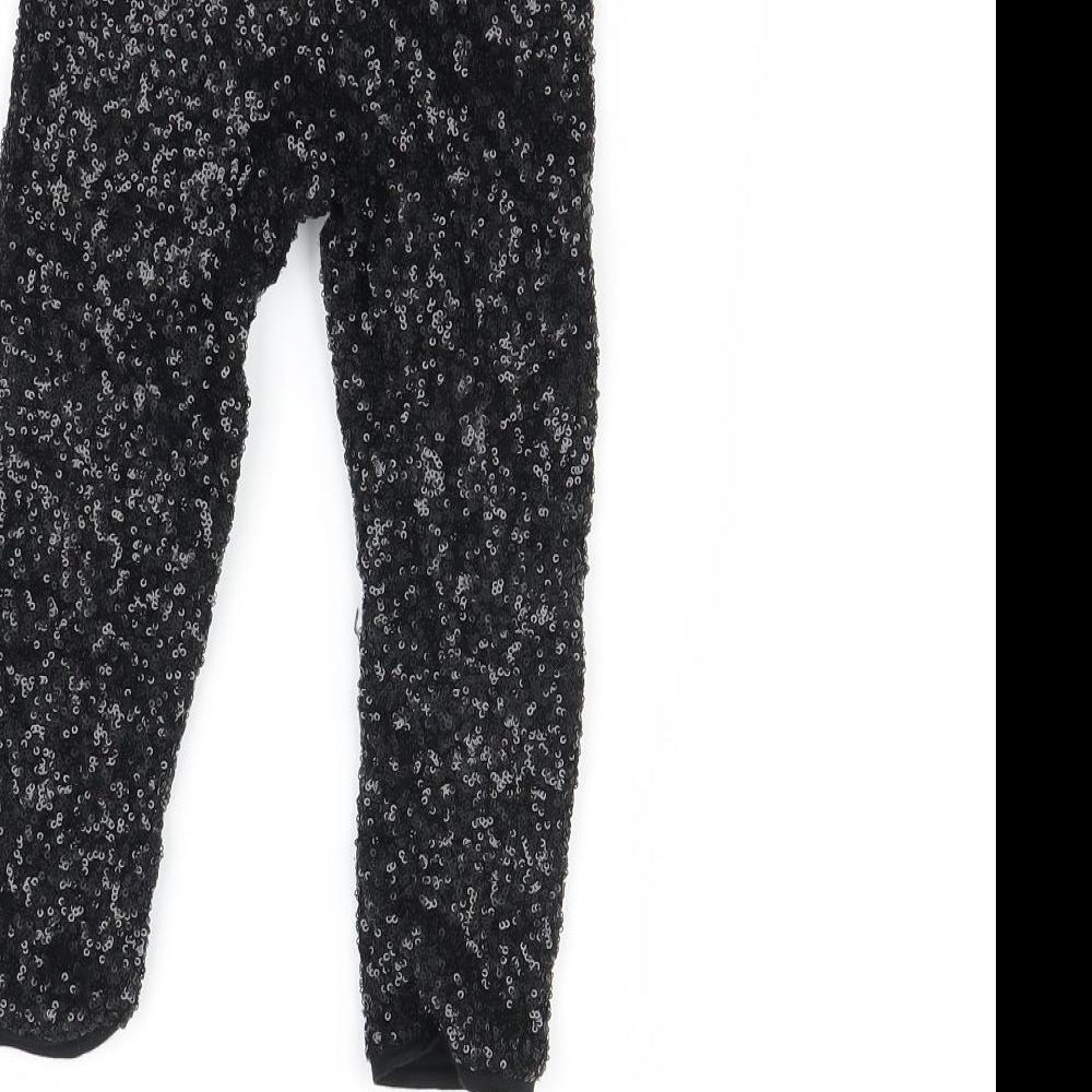 NEXT Girls Black   Jegging Trousers Size 7-8 Years