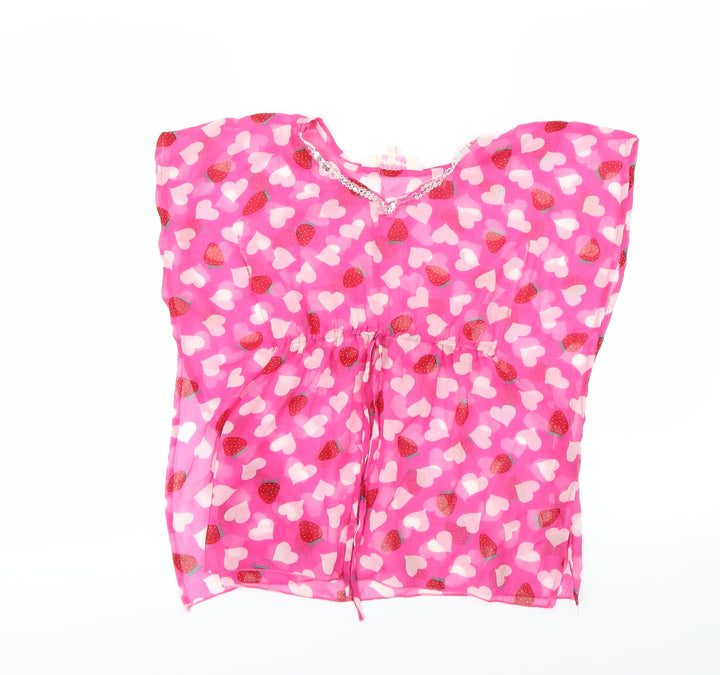 Girl 2 Girl Girls Multicoloured Polka Dot  Kaftan  Size 3-4 Years