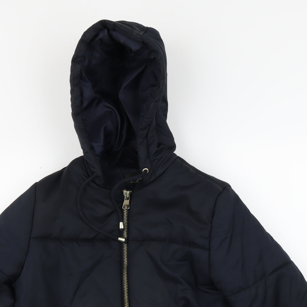 Topshop Womens Blue   Jacket Coat Size 6